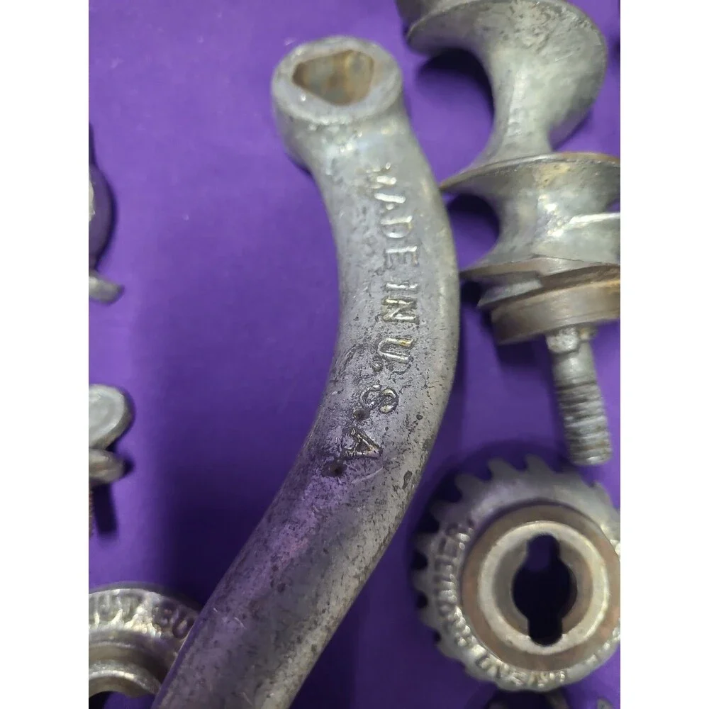 Universal No. 1 Vintage Meat Grinder Cast Iron Made in USA With Table Mount